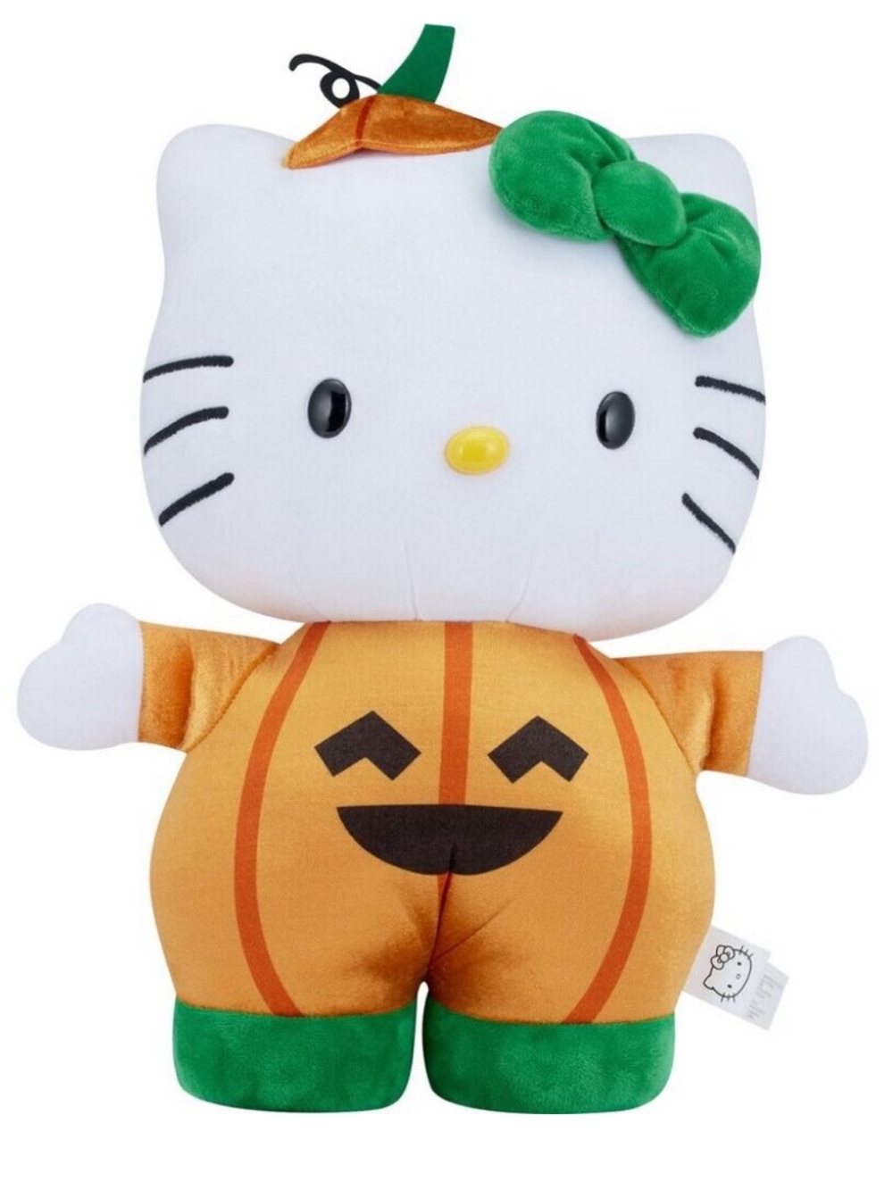 Hello Kitty Pumpkin Halloween Door Greeter Plush NWT